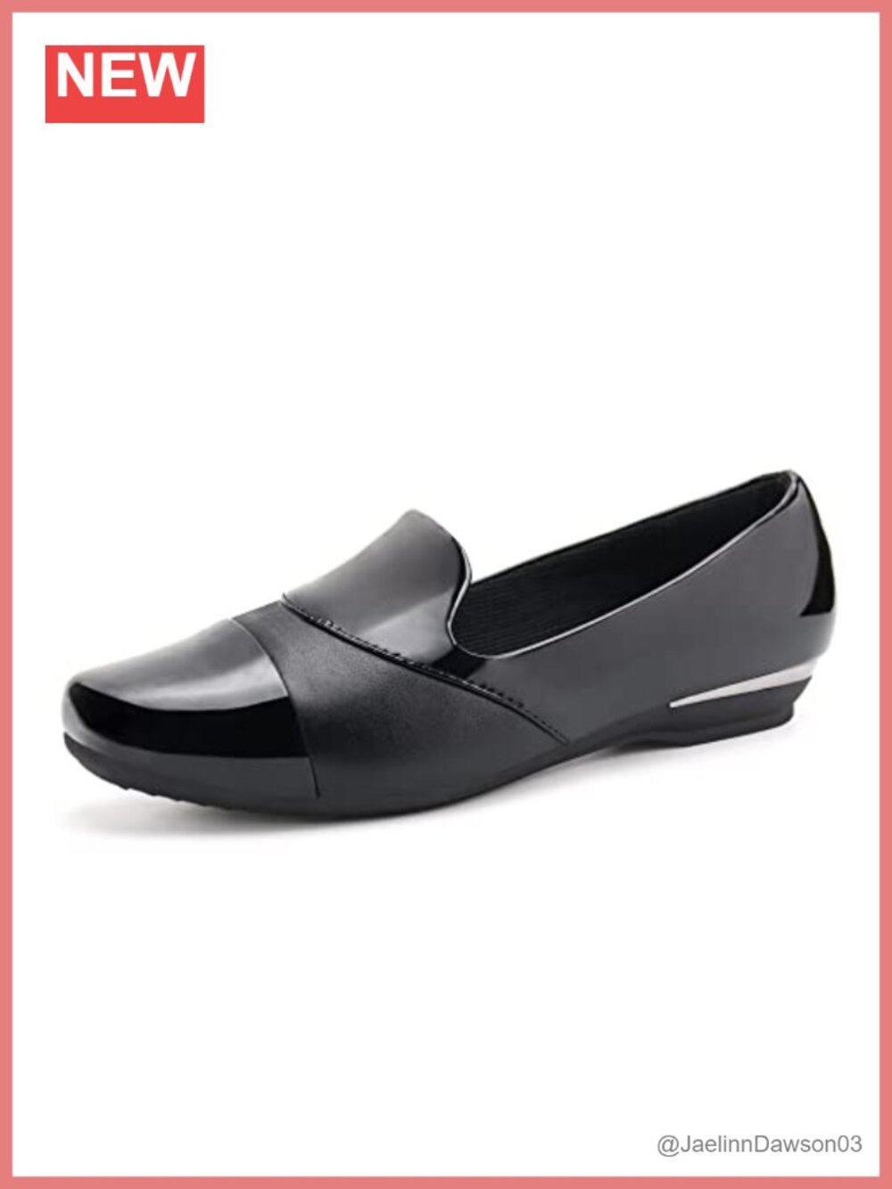 Women Orthopedic Loafers for Bunions Slip-On Faux Leather Cushioned